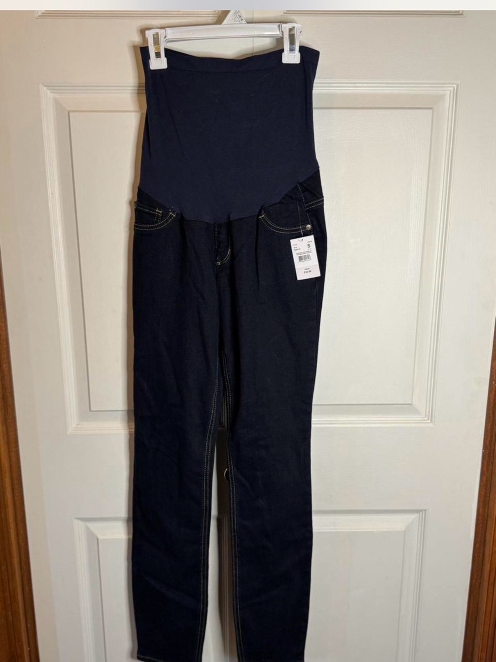 Indigo Blue Women Maternity Jeans High Rise - Dark Blue